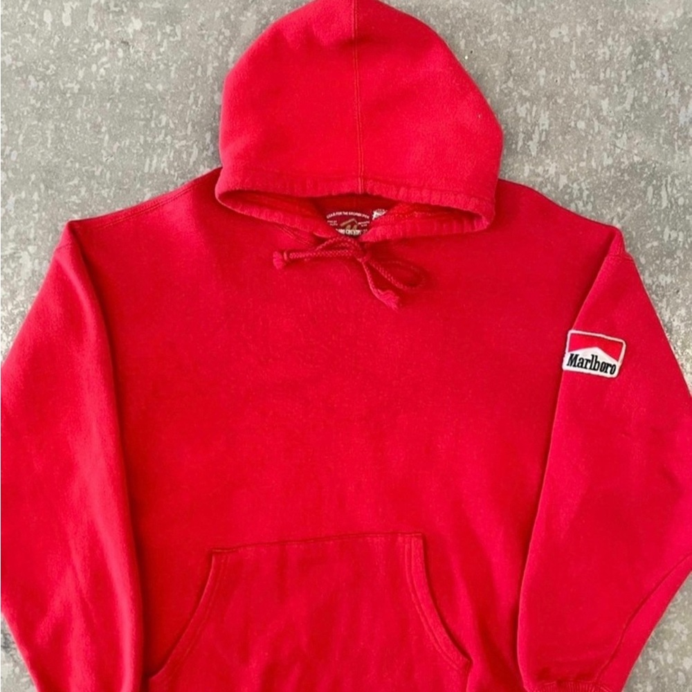 Vintage Marlboro Red Hoodie - Size Large